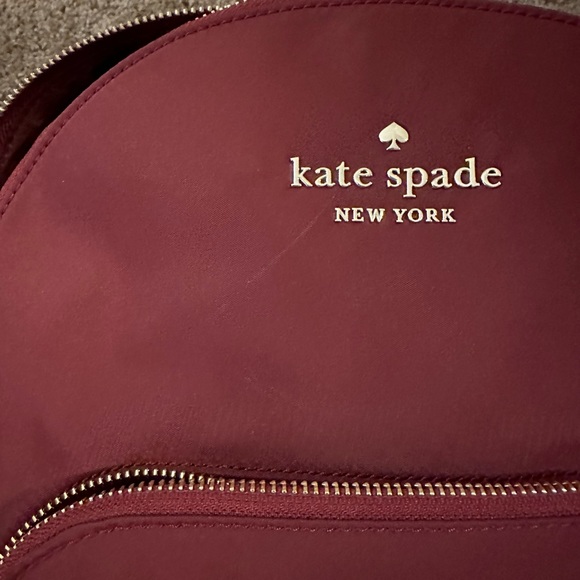 Maroon Kate Spade Nylon Backpack - Picture 6 of 8